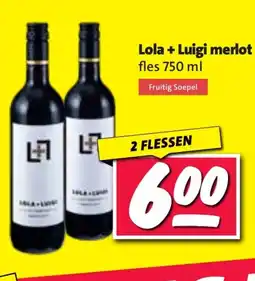 Nettorama Lola + Luigi merlot aanbieding