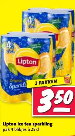 Nettorama Lipton ice tea sparkling aanbieding