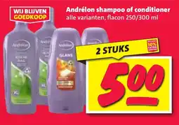 Nettorama Andrélon shampoo of conditioner aanbieding
