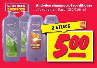 Nettorama Andrélon shampoo of conditioner aanbieding