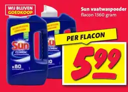 Nettorama Sun vaatwaspoeder aanbieding