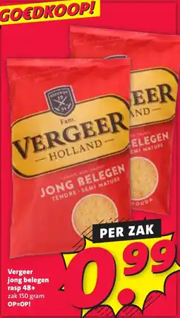 Nettorama Vergeer jong belegen rasp 48+ aanbieding