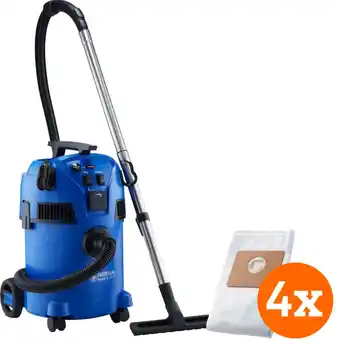 Coolblue Nilfisk Multi II 22 Inox + Nilfisk Stofzak voor Multi II (4x) aanbieding