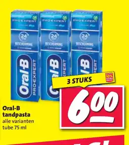 Nettorama Oral B tandpasta aanbieding