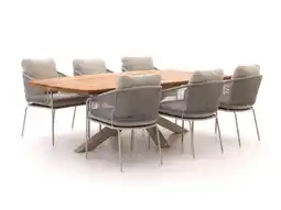 Kees Smit SUNS Revello/Induno Deens Ovaal 220cm dining tuinset 7-delig aanbieding