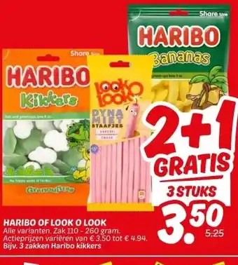 Dekamarkt HARIBO OF LOOK O LOOK aanbieding