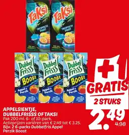 Dekamarkt Appelsientje, dubbelfrisss of taksi aanbieding