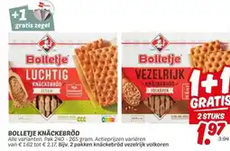 Dekamarkt BOLLETJE KNÄCKEBRÖD aanbieding