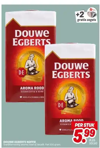 Dekamarkt DOUWE EGBERTS KOFFIE aanbieding