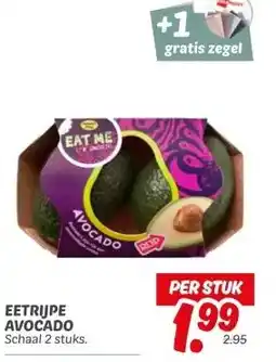 Dekamarkt EETRIJPE AVOCADO aanbieding