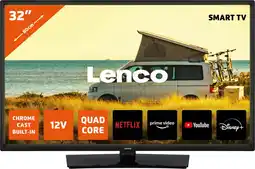 Bol.com Lenco LED-3263BK - 32 Android Smart TV met 12V Auto Adapter - Zwart aanbieding