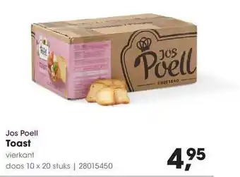 HANOS Jos Poell Toast aanbieding