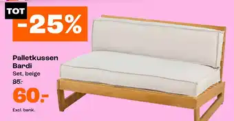 Kwantum Palletkussen Bardi aanbieding