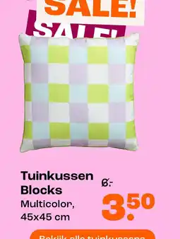 Kwantum Tuinkussen Blocks aanbieding