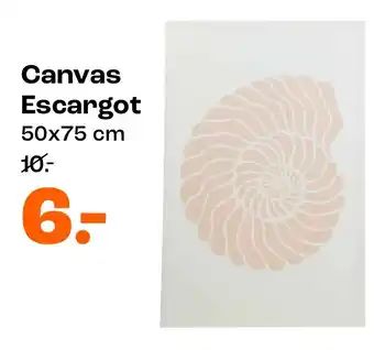 Kwantum Canvas Escargot aanbieding