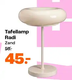 Kwantum Tafellamp Radi aanbieding