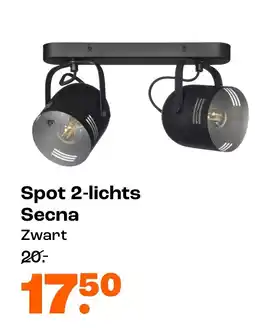 Kwantum Spot 2 lichts Secna aanbieding