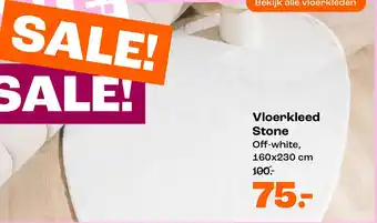 Kwantum Vloerkleed Stone aanbieding