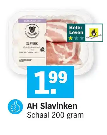 Albert Heijn AH Slavinken 200gram aanbieding