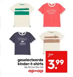 HEMA Geselecteerde kinder t-shirts aanbieding