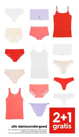 HEMA Alle damesondergoed aanbieding