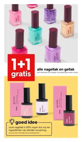 HEMA Alle nagellak en gellak aanbieding