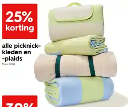 HEMA Alle picknick kleden en plaids aanbieding