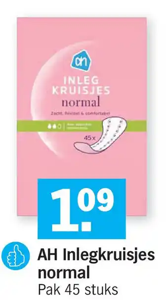 Albert Heijn AH Inlegkruisjes normal aanbieding