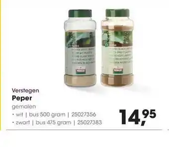 HANOS Verstegen Peper 475g aanbieding