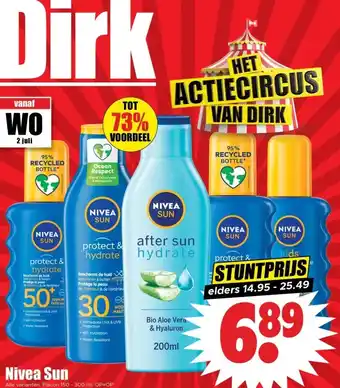 Dirk Nivea Sun aanbieding