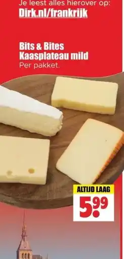 Dirk Bits & Bites Kaasplateau mild Per pakket. aanbieding