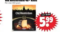 Dirk Old Amsterdam 48+ kaas Per stuk 400 gram. aanbieding