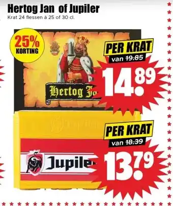Dirk Hertog Jan of Jupiler aanbieding