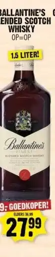 Dirk BALLANTINE'S SCOTCH aanbieding