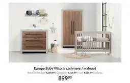 Babypark Europe Baby Vittoria cashmere/walnoot aanbieding
