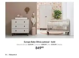 Babypark Europe Baby Olivia oatmeal bold aanbieding