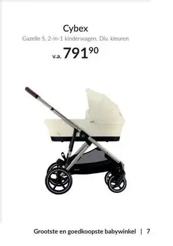 Babypark Cybex Gazelle S, 2 in 1 kinderwagen aanbieding