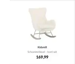 Babypark Kidsmill Schommelstoel bont wit aanbieding