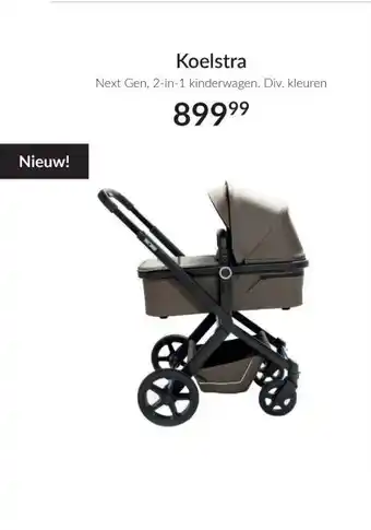 Babypark Koelstra Next Gen, 2 in 1 kinderwagen aanbieding