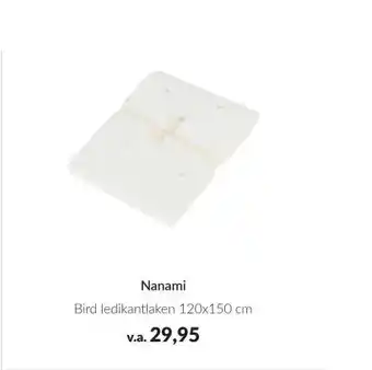 Babypark Nanami Bird ledikantlaken aanbieding
