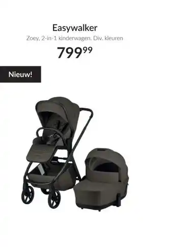 Babypark Easywalker Zoey, 2 in 1 kinderwagen aanbieding