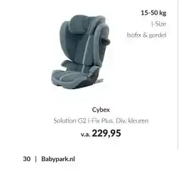 Babypark Cybex Solution G2 i-Fix Plus aanbieding