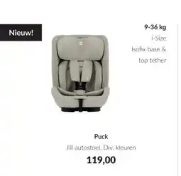 Babypark Puck Jill autostoel aanbieding