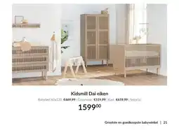 Babypark Kidsmill Dai eiken aanbieding