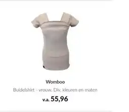 Babypark Womboo Buidelshirt vrouw aanbieding