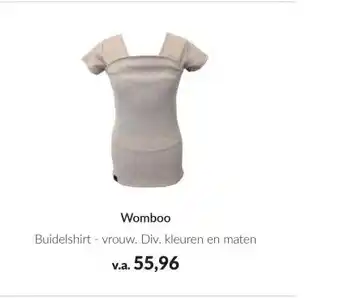Babypark Womboo Buidelshirt vrouw aanbieding