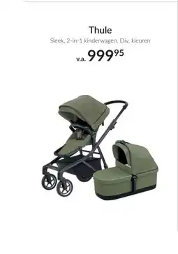 Babypark Thule Sleek, 2 in 1 kinderwagen aanbieding