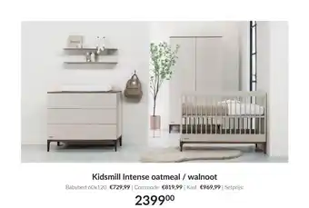 Babypark Kidsmill Intense oatmeal, walnoot aanbieding