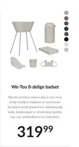 Babypark We Too 8 delige badset aanbieding
