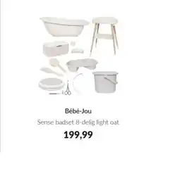 Babypark Bébé Jou Sense badset 8 delig light oat aanbieding